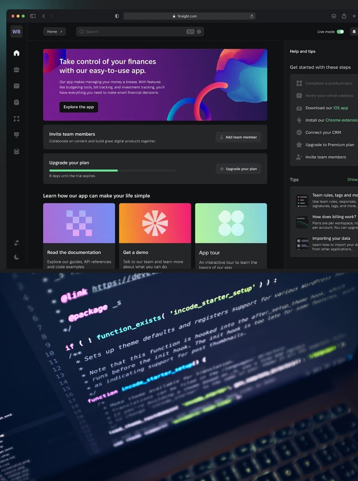 Baker Web Solution Template Sample Image